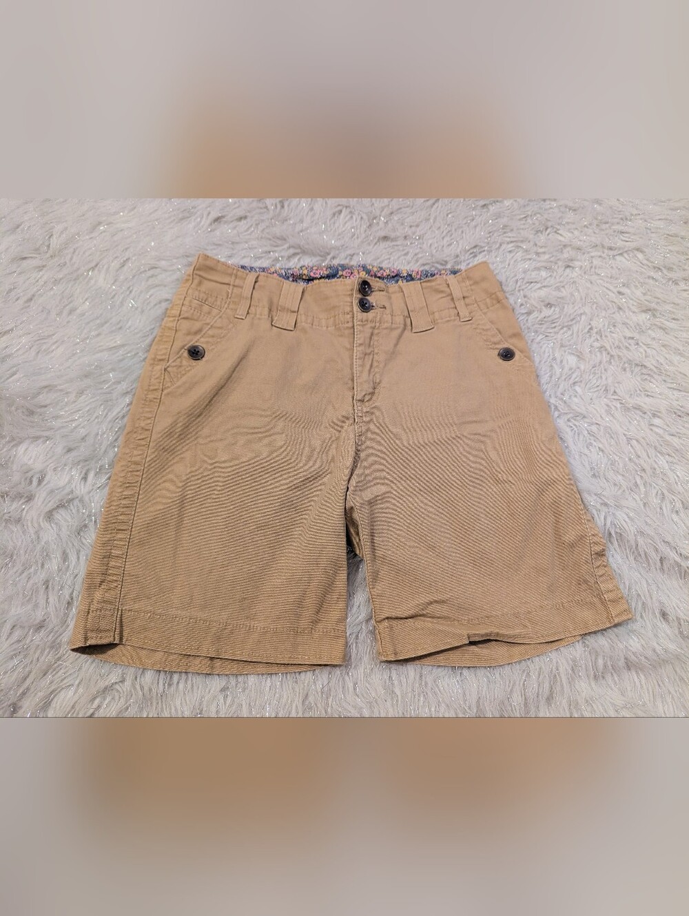 Women's Tan Bermuda Shorts Size 10 M